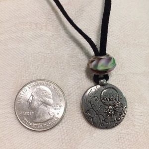NWOT Pewter Charm Choker